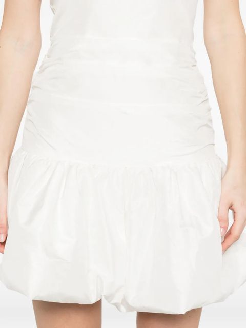 ROTATE BIRGER CHRISTENSEN taffeta balloon mini dress - White