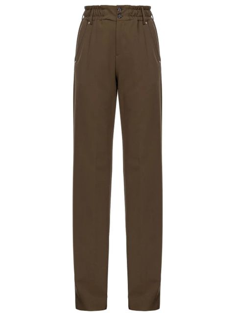 PINKO Semaforo straigh-leg trousers - Brown - zdjęcie produktu nr 1