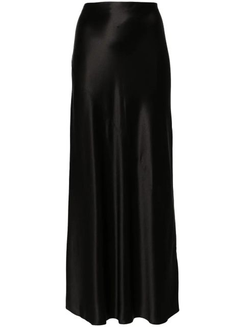 Saint Laurent silk maxi skirt - Black - zdjęcie produktu nr 1