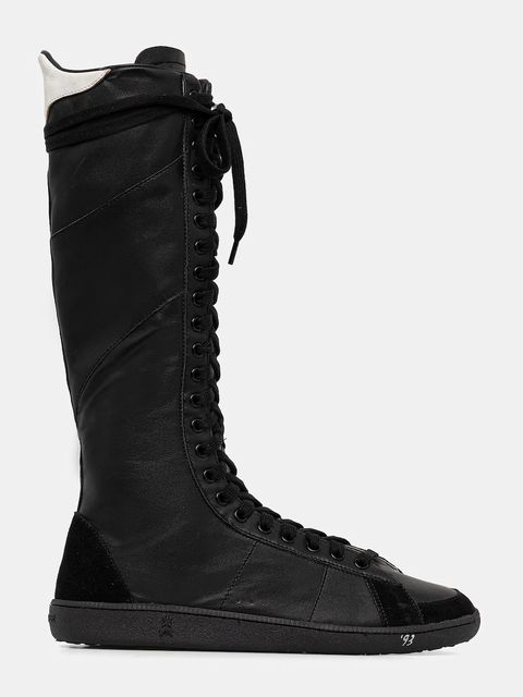 Patrizia Pepe trampki skórzane kolor czarny 8Y0145 L150 K101 - zdjęcie produktu nr 2