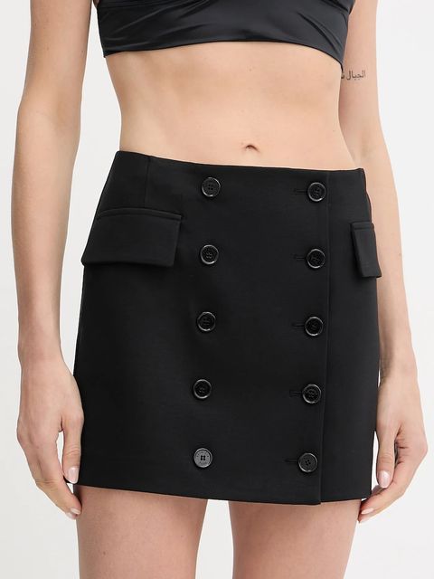 Patrizia Pepe spódnica kolor czarny mini ołówkowa 8G0497 A025 - zdjęcie produktu nr 1