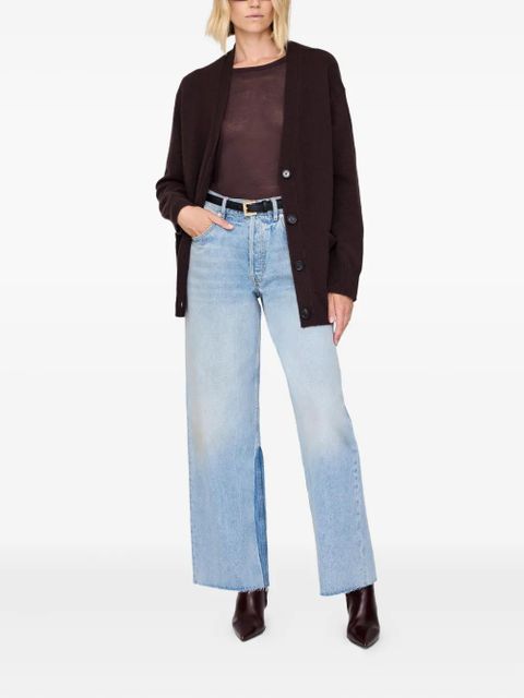 ANINE BING buttoned pocket cardigan - Brown