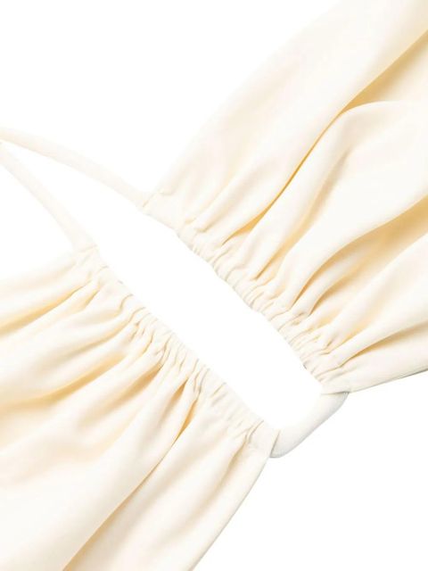 Magda Butrym criss-cross bandeau top - White