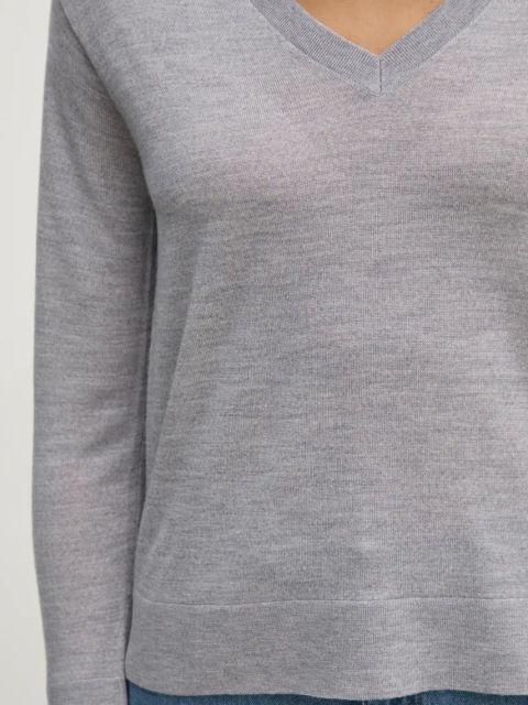 United Colors of Benetton sweter wełniany damski kolor szary lekki 11AHD402M