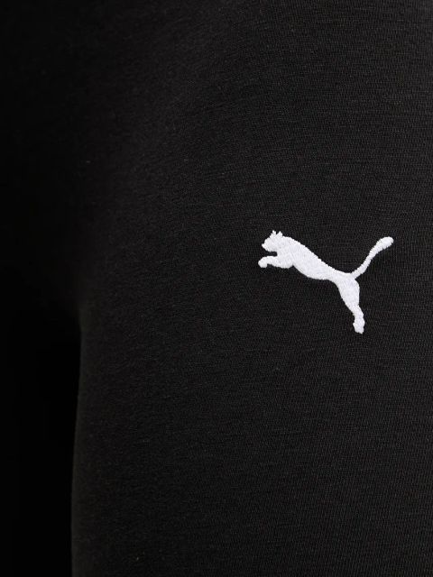Puma legginsy damskie kolor czarny gładkie 682424