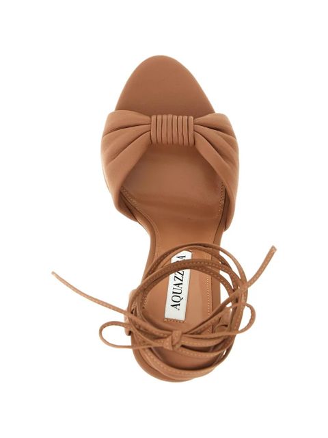 Aquazzura Carina tie-fastening sandals - Pink