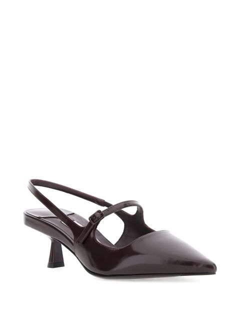 Jimmy Choo 45mm Didi slingback pointed-toe pumps - Brown