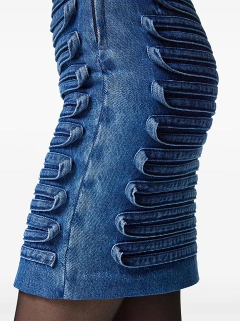 Versace denim mini skirt - Blue