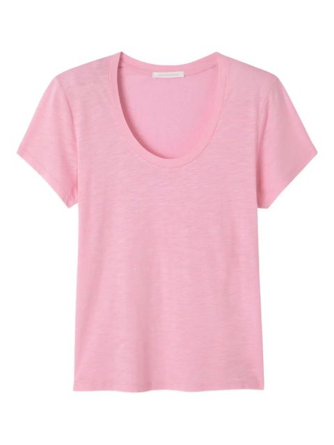 American Vintage Jacksonville scoop-neck short-sleeve T-shirt - Pink - zdjęcie produktu nr 1
