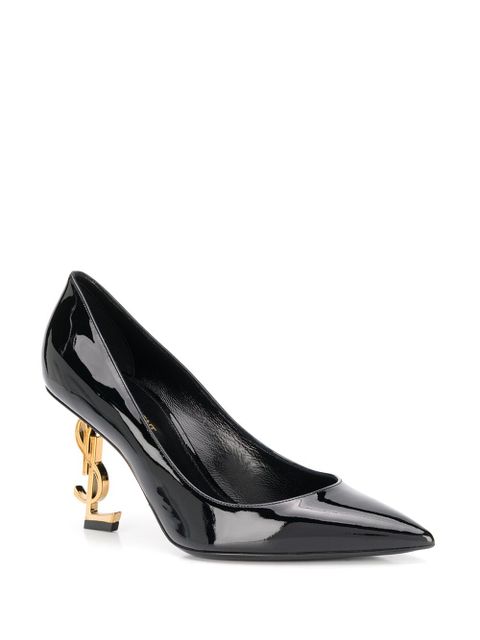 Saint Laurent Opyum patent leather pumps - Black