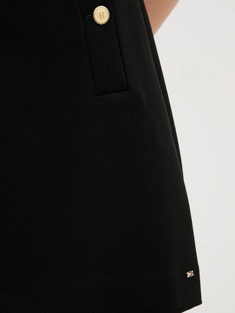 Tommy Hilfiger sukienka kolor czarny mini rozkloszowana WW0WW47970