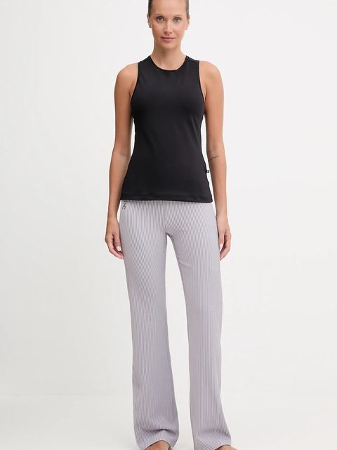 On spodnie do jogi All-Day damskie kolor fioletowy proste high waist 1WF30473539