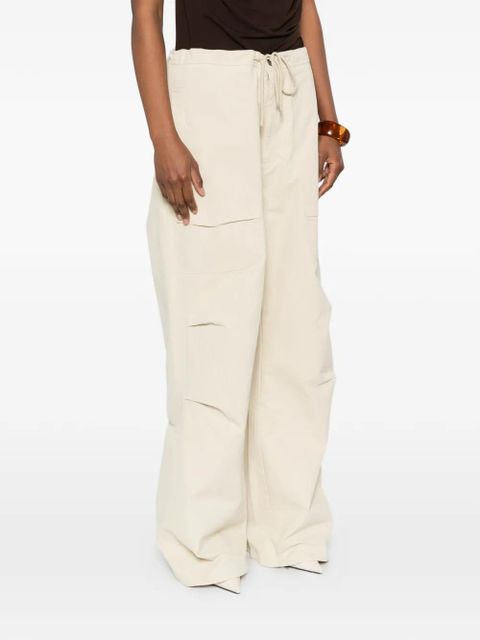 ENTIRE STUDIOS drawstring cargo trousers - Neutrals