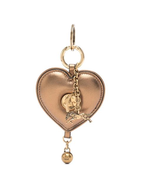 Chloé heart-shape keyring - Gold - zdjęcie produktu nr 1