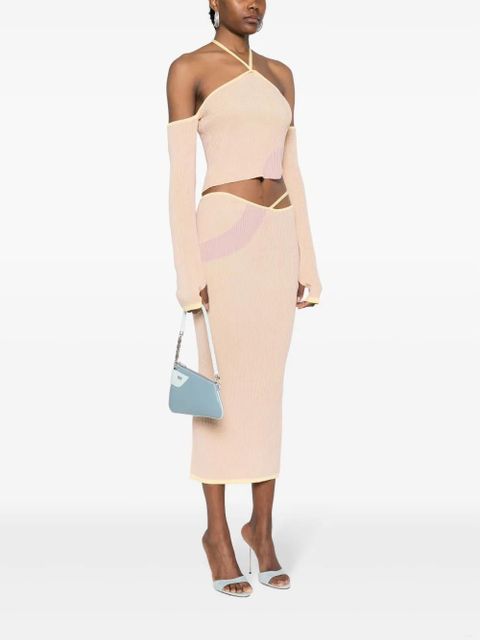 GCDS Comma Notte shoulder bag - Blue