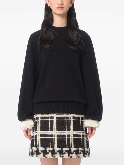 Valentino Garavani wool-mohair sweater - Black