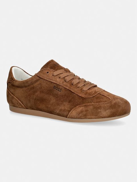 BOSS Solenne sneakersy damskie zamszowe - zdjęcie produktu nr 1