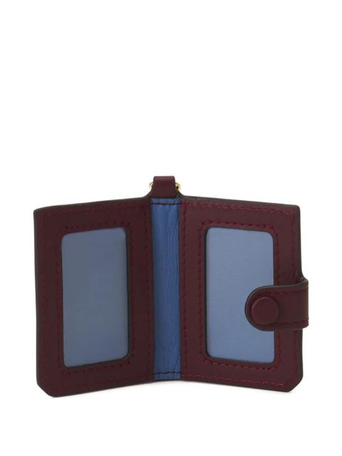 Lanvin leather keyring cardholder - Red