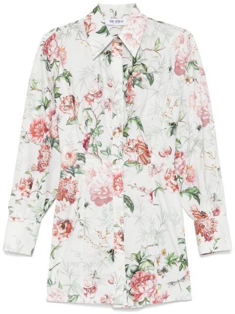 The Attico floral-print mini dress - White - zdjęcie produktu nr 1