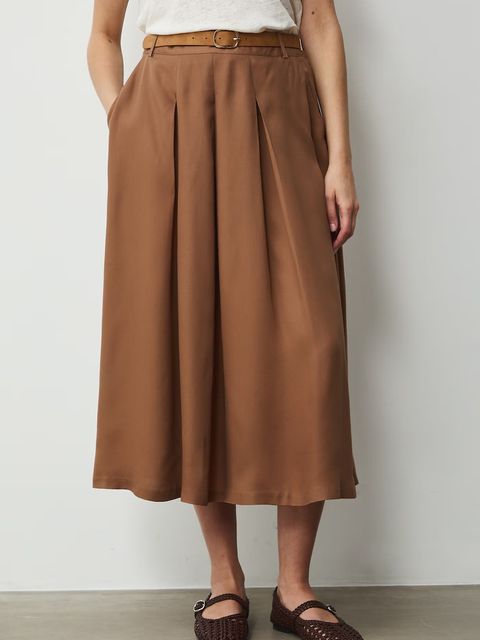 Medicine spódnica plisowana z lyocellu - zdjęcie produktu nr 1