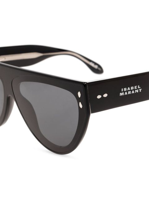 Isabel Marant Eyewear oversize-frame sunglasses - Black