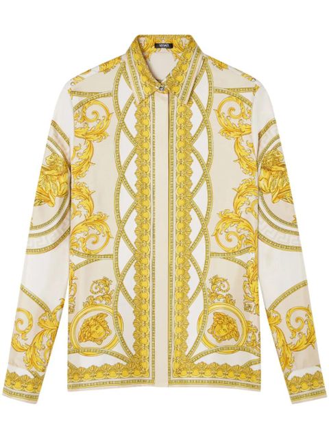 Versace La Coupe des Dieux silk shirt - Neutrals - zdjęcie produktu nr 1