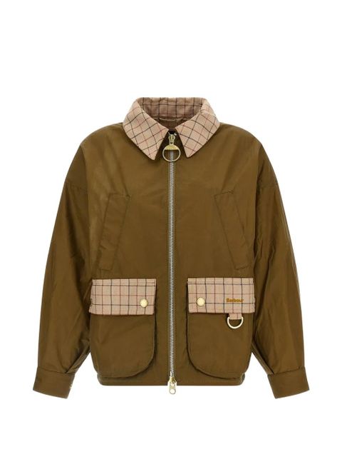 Barbour Launton check-print jacket - Green - zdjęcie produktu nr 1