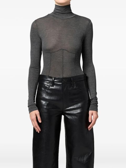 AGOLDE turtleneck bodysuit - Grey - zdjęcie produktu nr 2