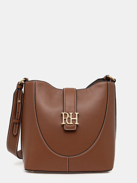 Pedro del Hierro torebka skórzana kolor brązowy 1112595 - zdjęcie produktu nr 1