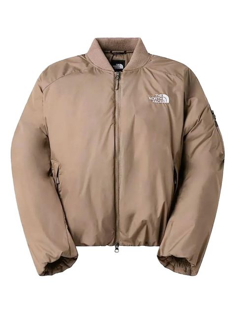 The North Face logo-print bomber jacket - Brown - zdjęcie produktu nr 1