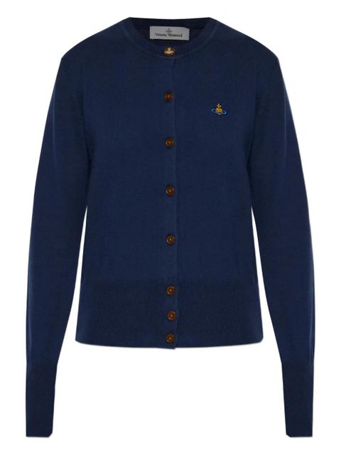 Vivienne Westwood Orb-embroidered cardigan - Blue - zdjęcie produktu nr 1