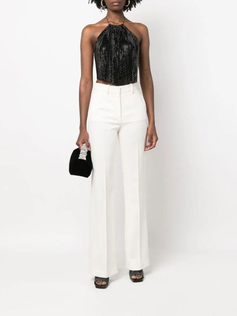 MANURÍ rhinestone-embellished cropped top - Black - zdjęcie produktu nr 2