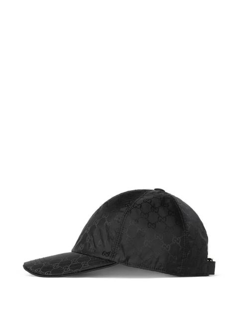 Gucci GG monogram baseball hat - Black