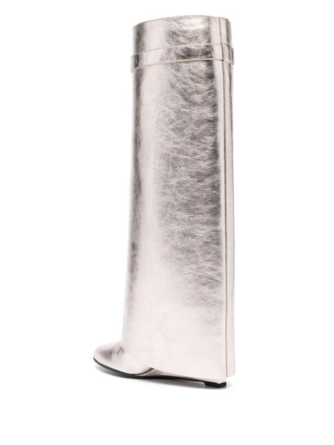 Givenchy 85mm Shark Lock boots - Gold