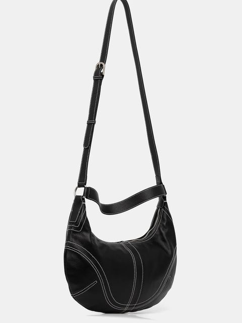 Answear.LAB torebka skórzana kolor czarny - zdjęcie produktu nr 2