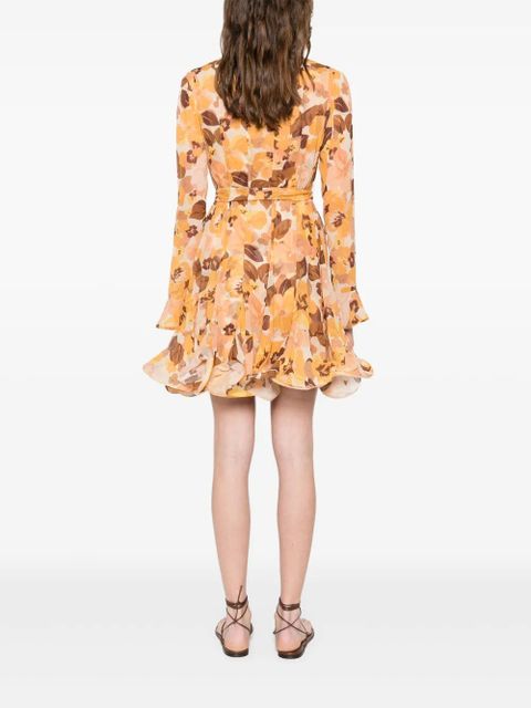 ZIMMERMANN Balance Lantern mini dress - Neutrals