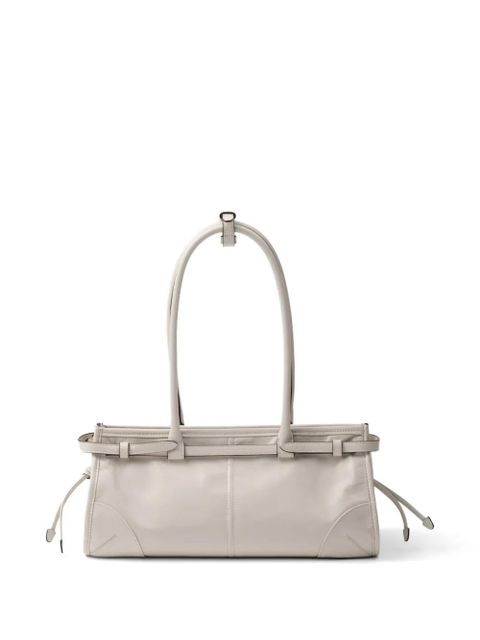 Prada medium Bonnie leather tote bag - Neutrals - zdjęcie produktu nr 2