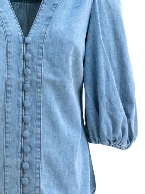 ZIMMERMANN denim blouse - Blue - zdjęcie produktu nr 2