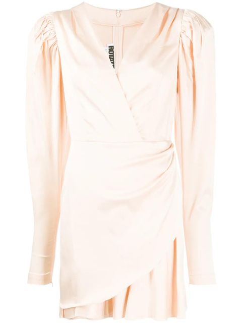 ROTATE BIRGER CHRISTENSEN puff sleeved dress - Pink - zdjęcie produktu nr 1