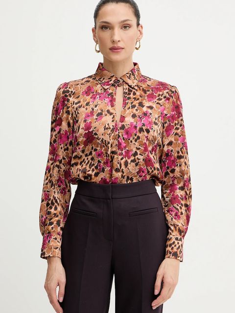 Morgan bluzka damska kolor brązowy wzorzysta ORZAC.F - zdjęcie produktu nr 1