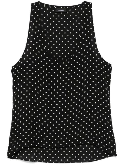 WARDROBE.NYC silk tank top - Black - zdjęcie produktu nr 1
