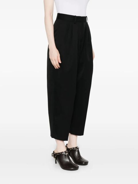ISABEL MARANT pleated wool trousers - 01BK BLACK