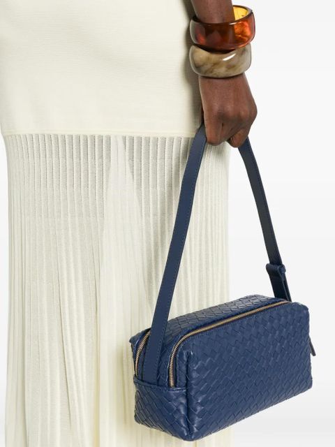 Elleme woven-leather shoulder bag - Blue - zdjęcie produktu nr 2