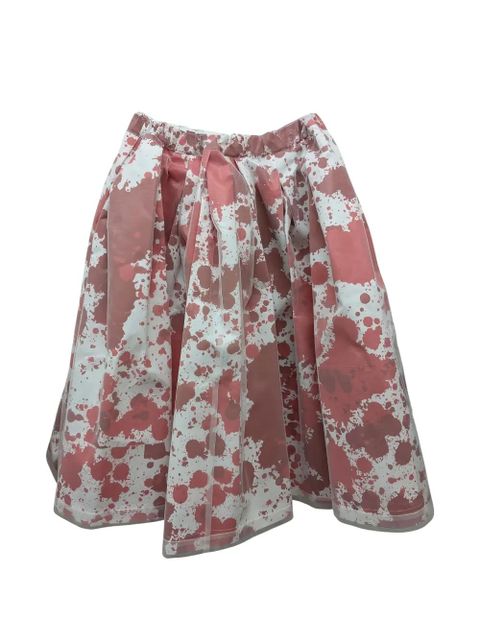 Comme Des Garçons paint-splatter skirt - White - zdjęcie produktu nr 2