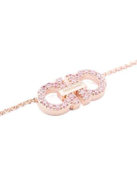 Ferragamo Gancini pendant necklace - Pink