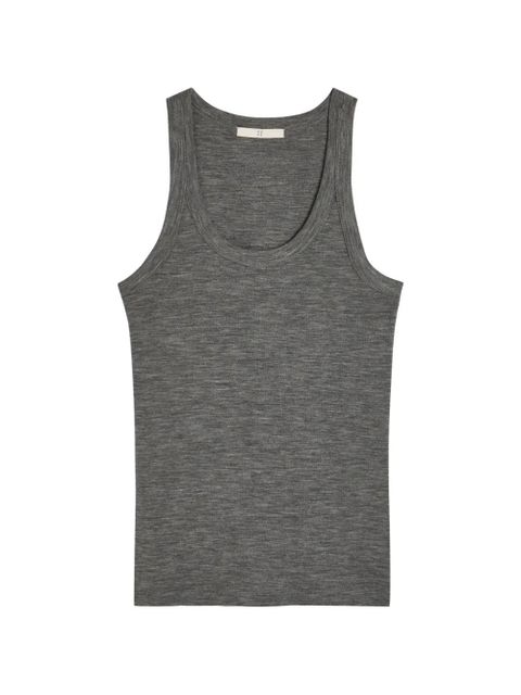 Róhe scoop-neck tank top - Grey - zdjęcie produktu nr 1