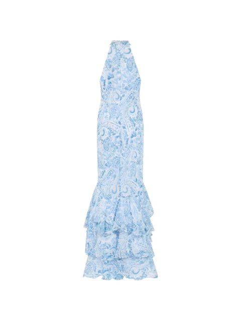 Lauren Ralph Lauren paisley-print ruffled maxi dress - White - zdjęcie produktu nr 2
