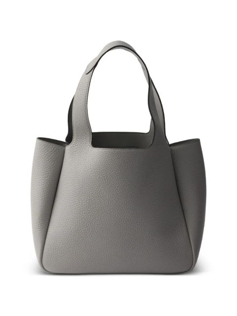 Prada small leather tote bag - Grey
