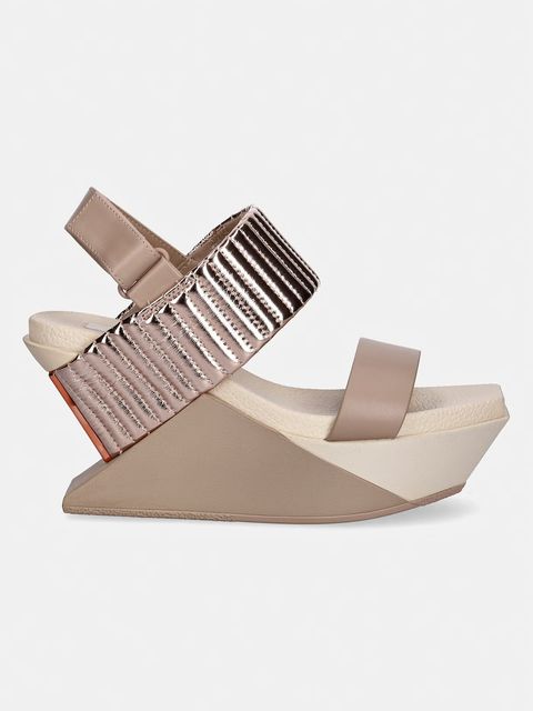 United Nude sandały na koturnie skórzane Delta Wedge Puffier - zdjęcie produktu nr 1