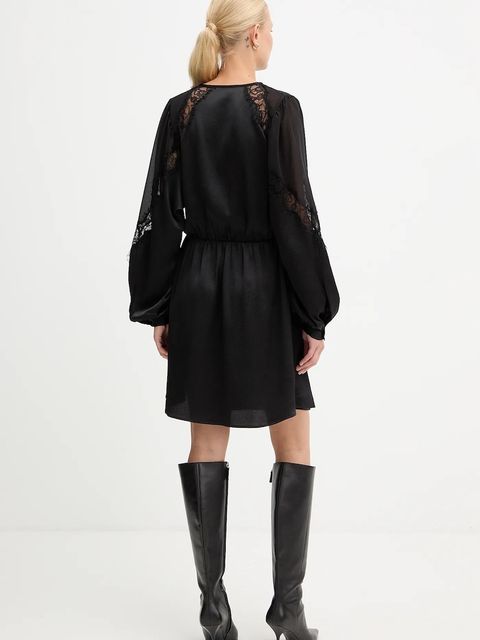 BOSS Orange sukienka kolor czarny 50548379